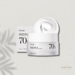 Anua 70 precent Intense Calming Cream 50ml for Sensitive Skin Care