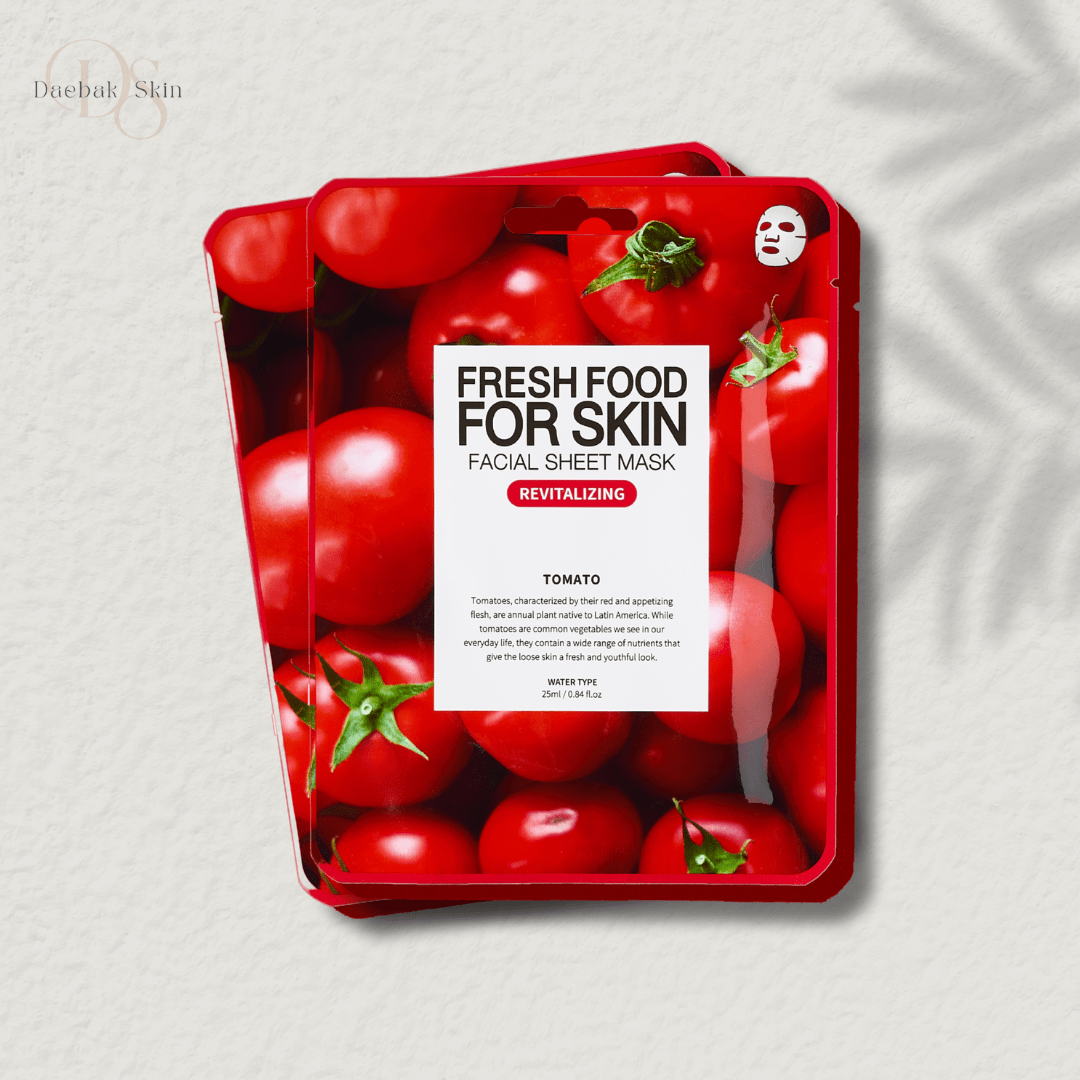 Farm Skin Tomato Facial Sheet Mask – Fresh Food for Hydrated.