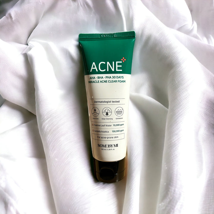 Some by Mi - Acne Aha/Bha Pha 30d Miracle Acne Clear Foam 100ml - DSkin